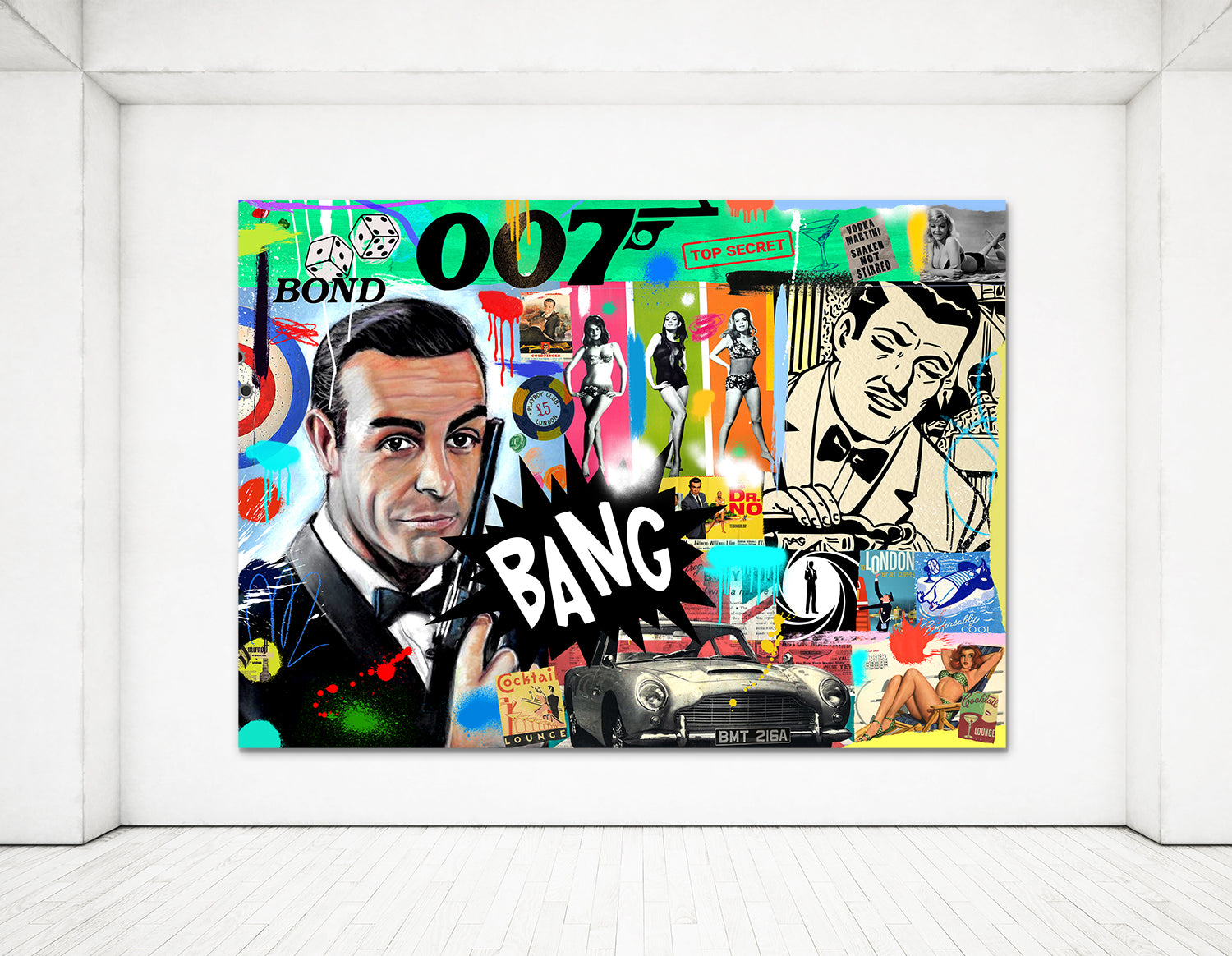 Original on Wood 007 Bond..James Bond