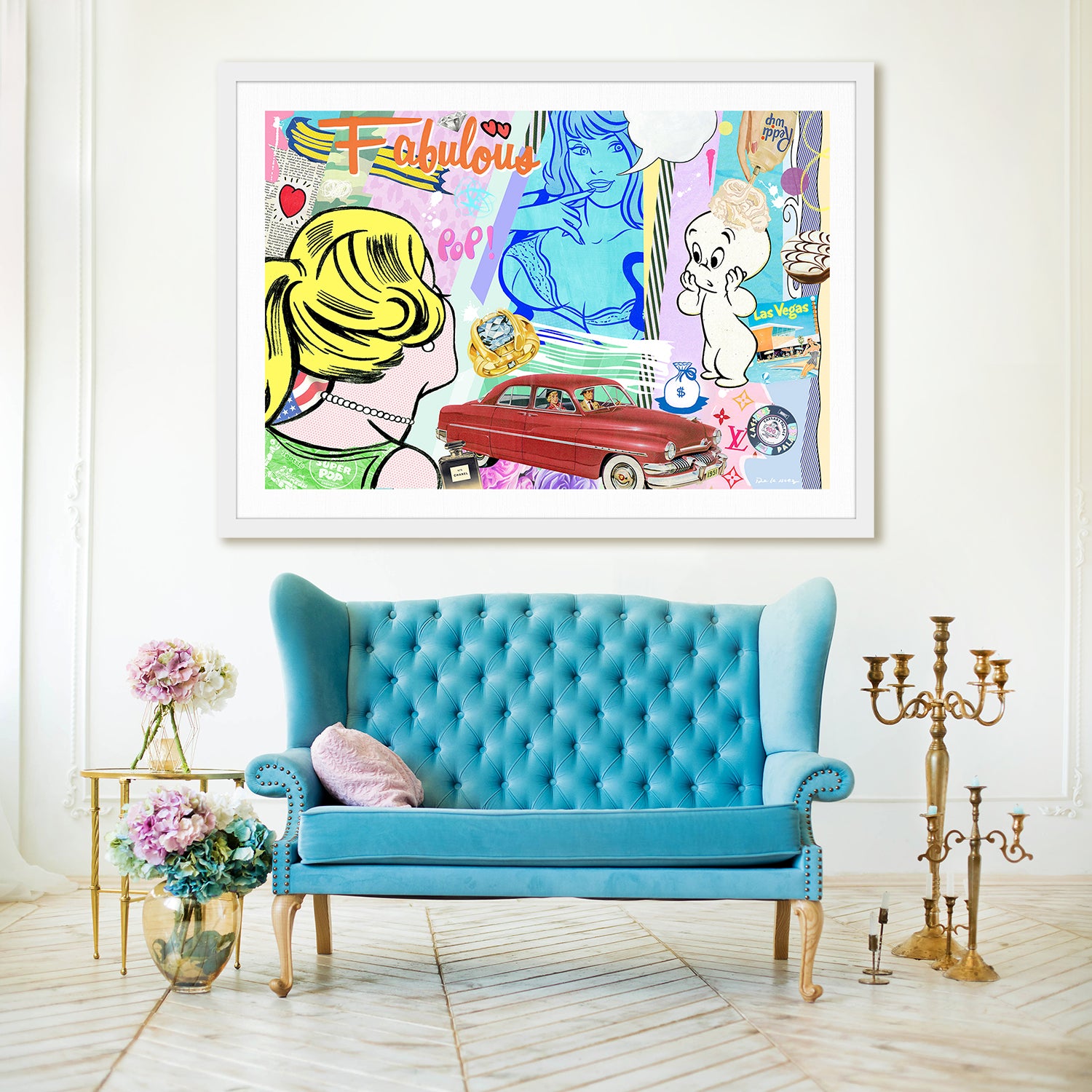 king of pop art nelson de la nuez arousing curiosity fabulous luxury fashion designer chanel louis vuitton vegas shopping diamonds pearls cadillac