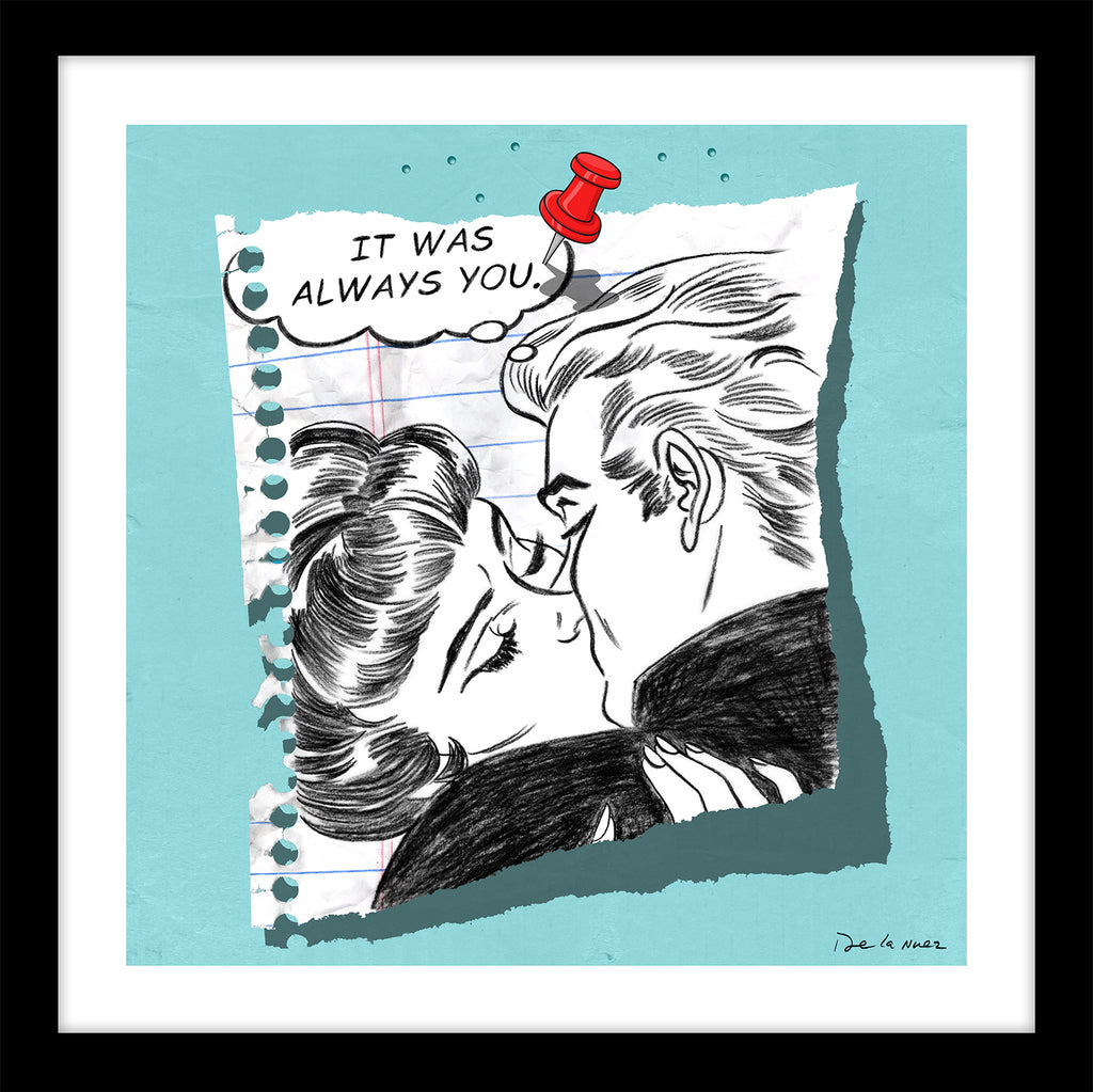 nelson de la nuez pop art contemporary art king of pop art it was always you romance couples