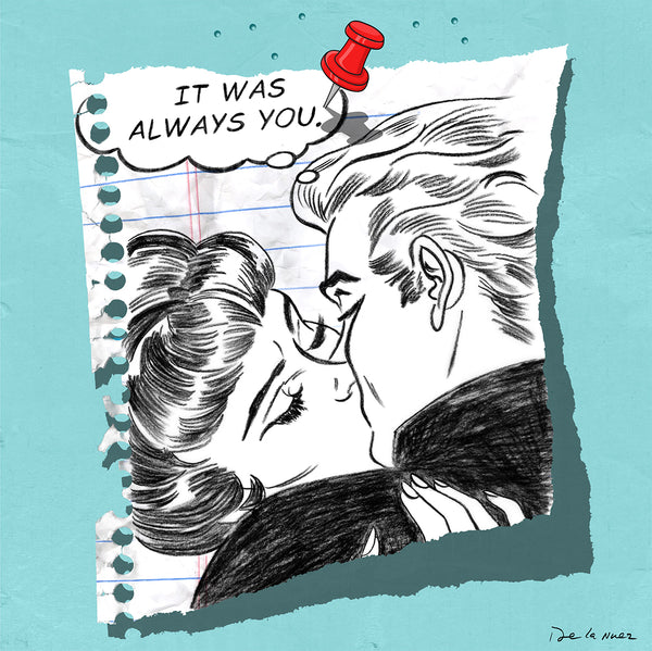 nelson de la nuez pop art contemporary art king of pop art it was always you romance couples