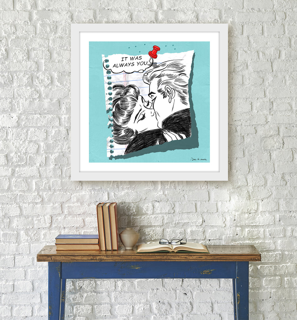 nelson de la nuez pop art contemporary art king of pop art it was always you romance couples