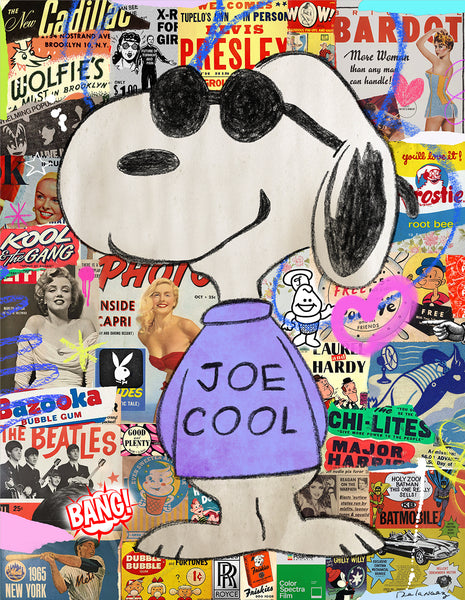 nelson de la nuez king of pop art joe cool peanuts snoopy dog