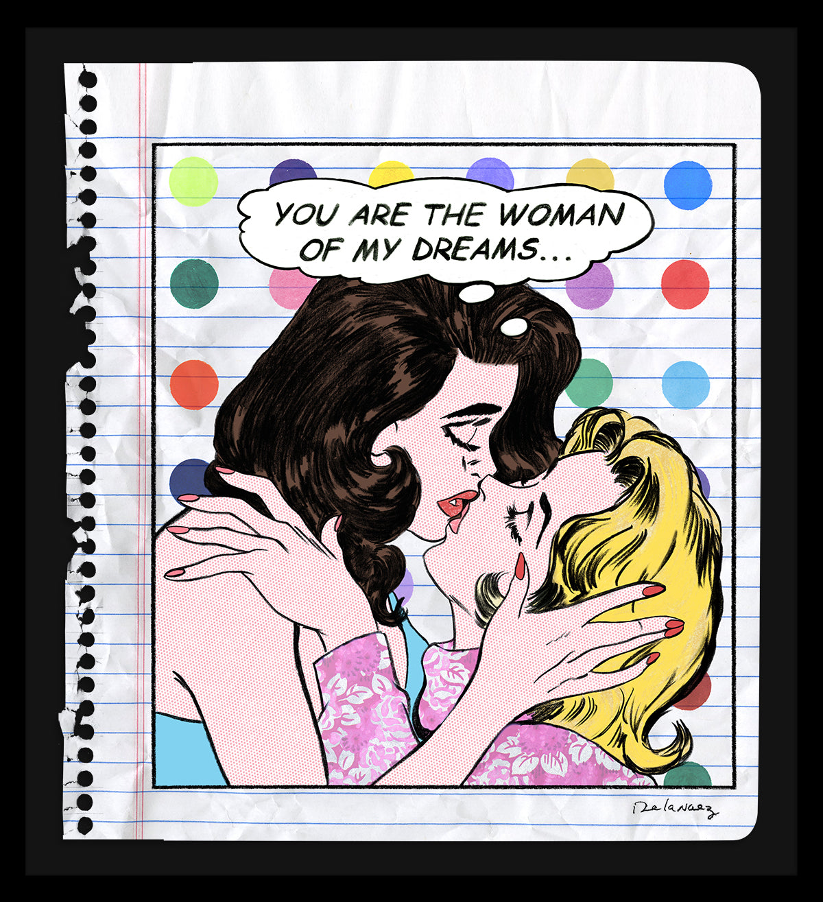 Love Won Mixed Media - FRAMED, Signed