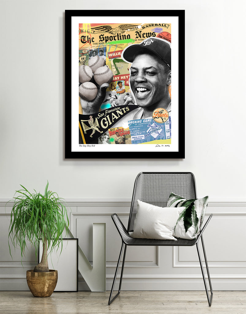 willie mays giants baseball say hey kid nelson de la nuez