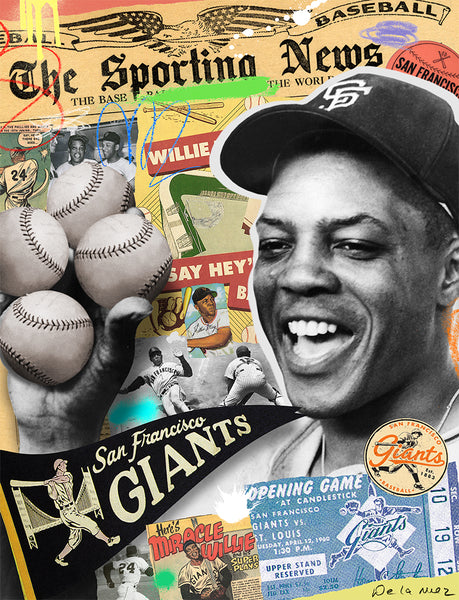 willie mays giants baseball say hey kid nelson de la nuez