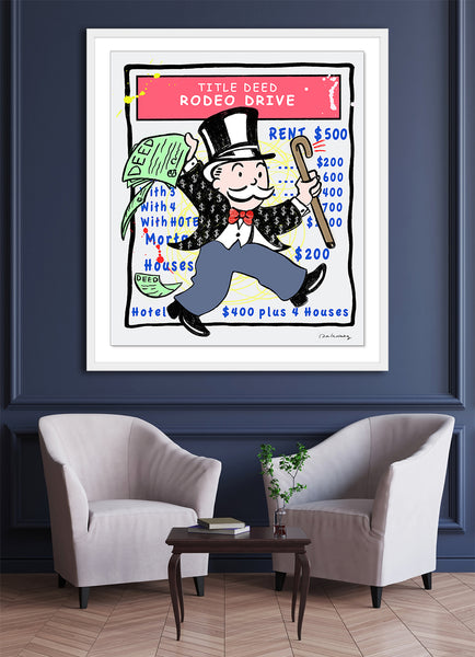 Title Deed real estate property wealthy luxury wall street nelson de la nuez pop art pop artist king of pop art rodeo drive beverly hills