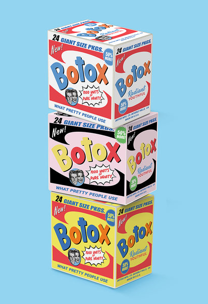 king of pop art nelson de la nuez botox box sculpture plastic surgery vanity