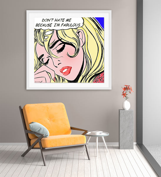king of pop art nelson de la nuez life of the party dont hate me fabulous material girl glamour luxury