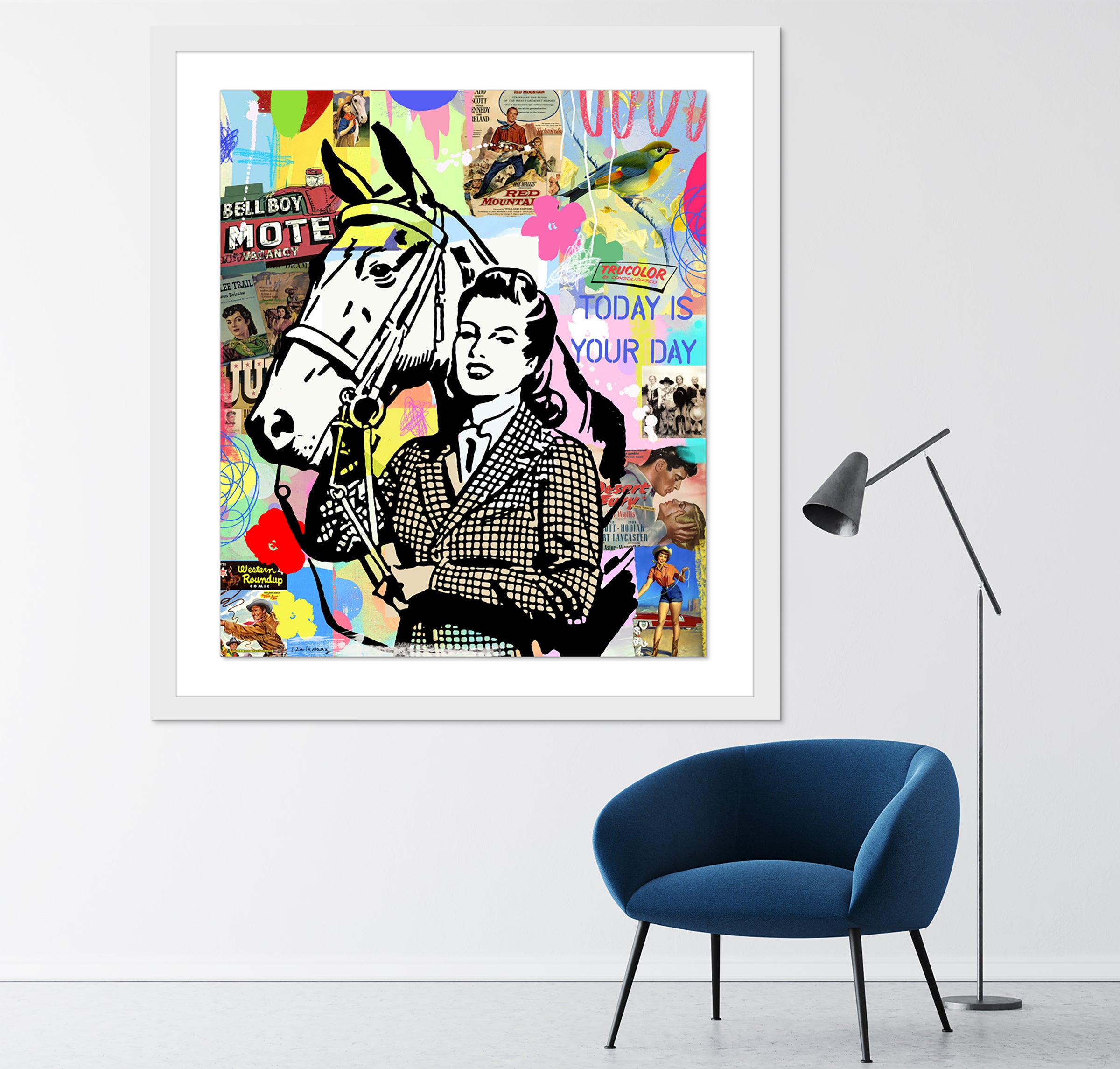 Equestrian Dream horse art contemporary art pop artist nelson de la nuez