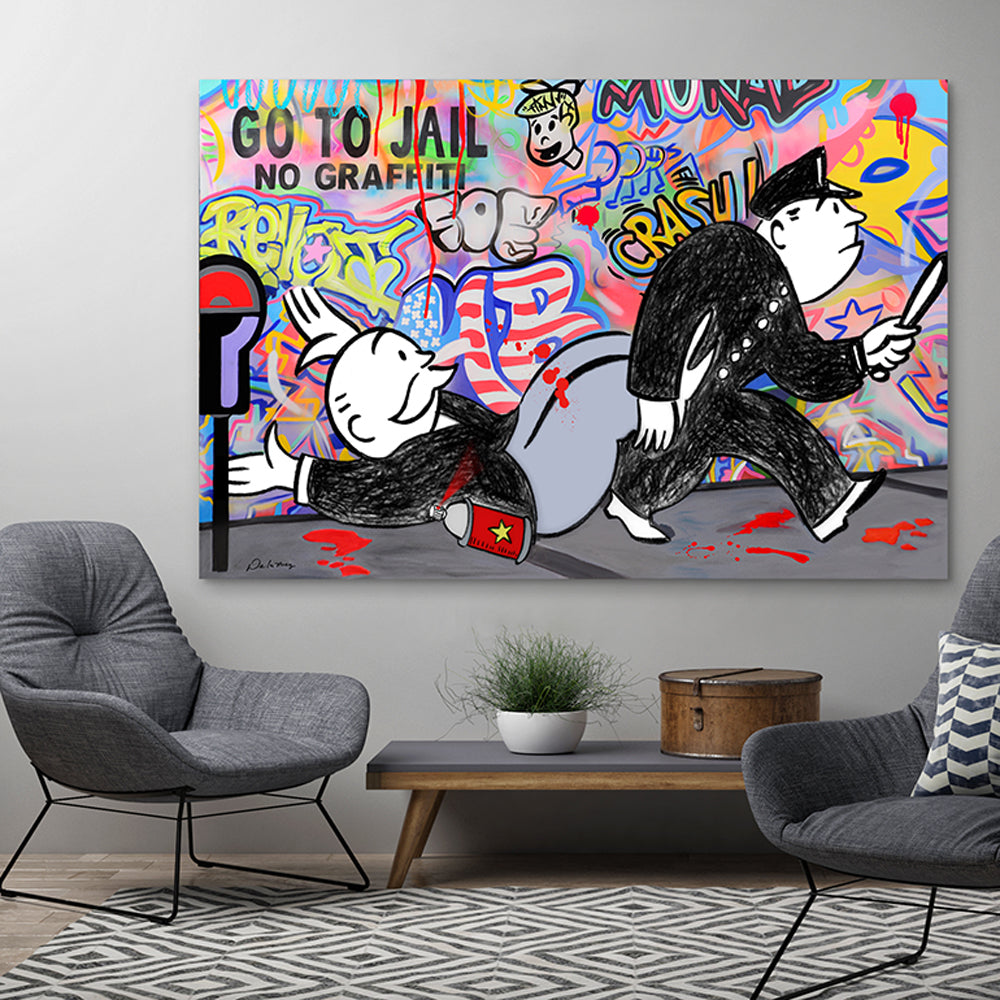 nelson de la nuez king of pop art street art graffiti banker