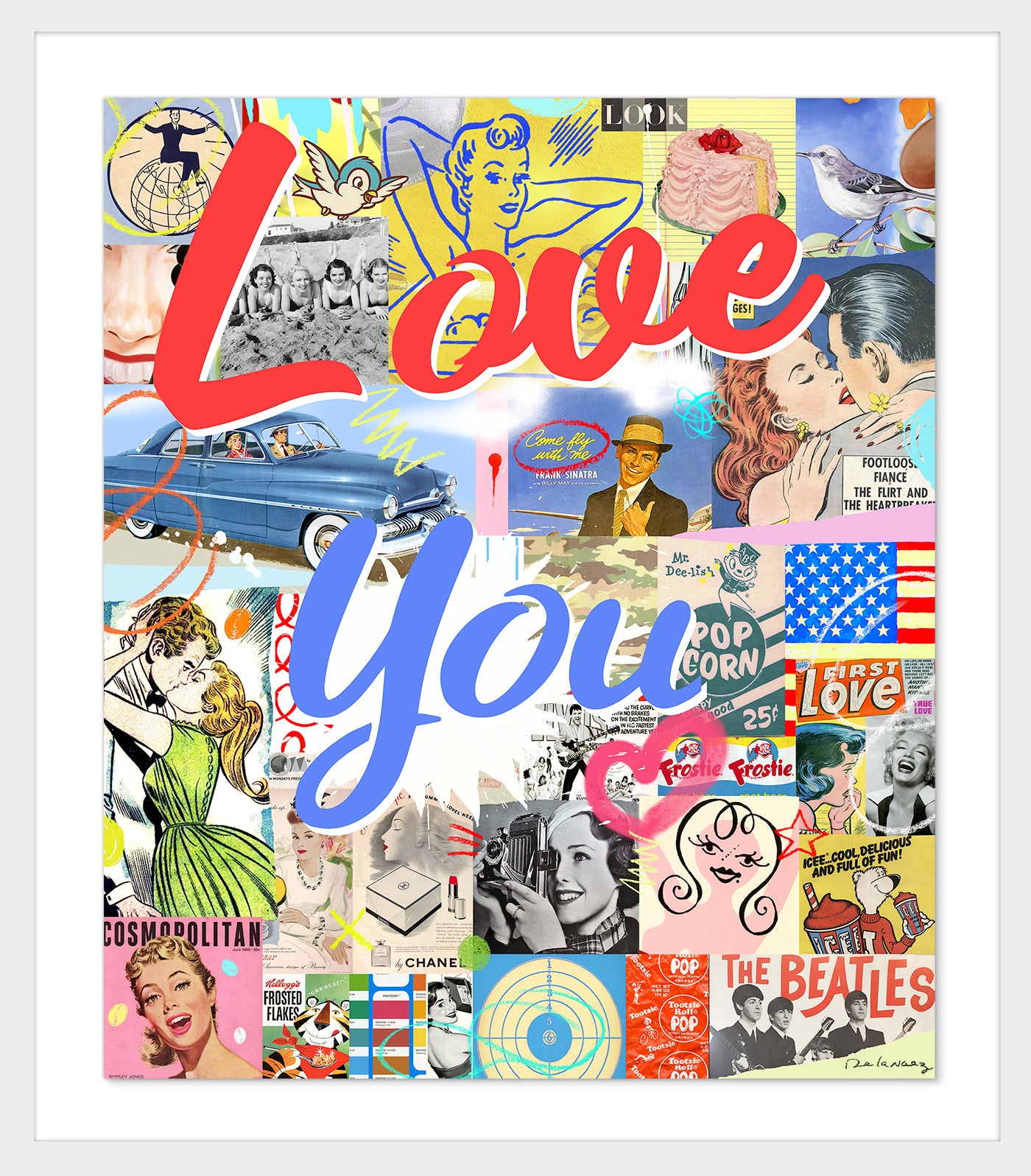 Love Always Mixed Media  - FRAMED, Signed