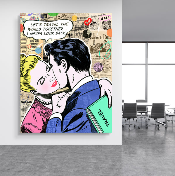 nelson de la nuez king of pop art jetsetter material girl travel the world is ours romance paris love couple adventure