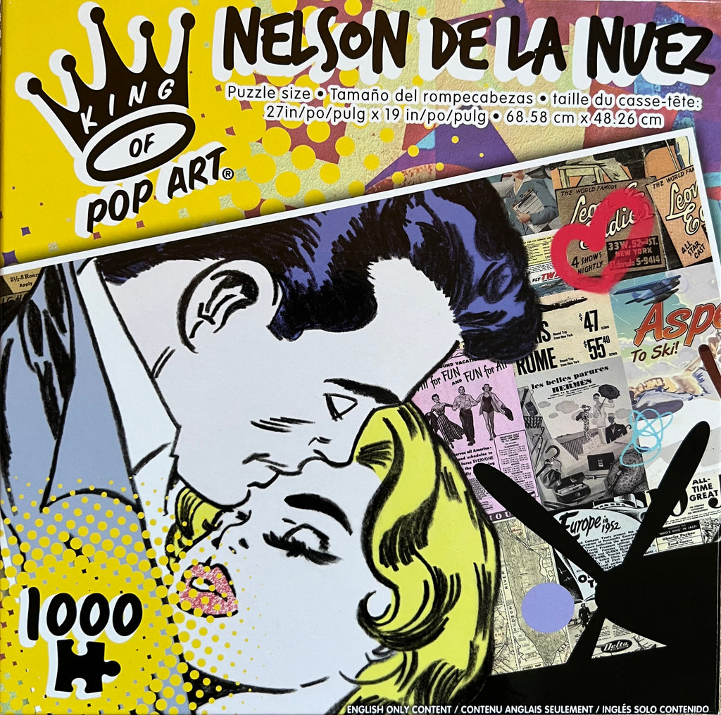 king of pop art nelson de la nuez life time of adventures puzzle signed