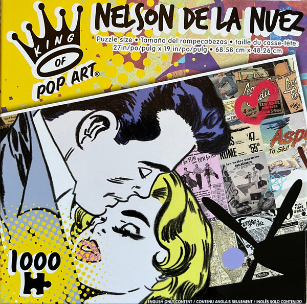 king of pop art nelson de la nuez life time of adventures puzzle signed