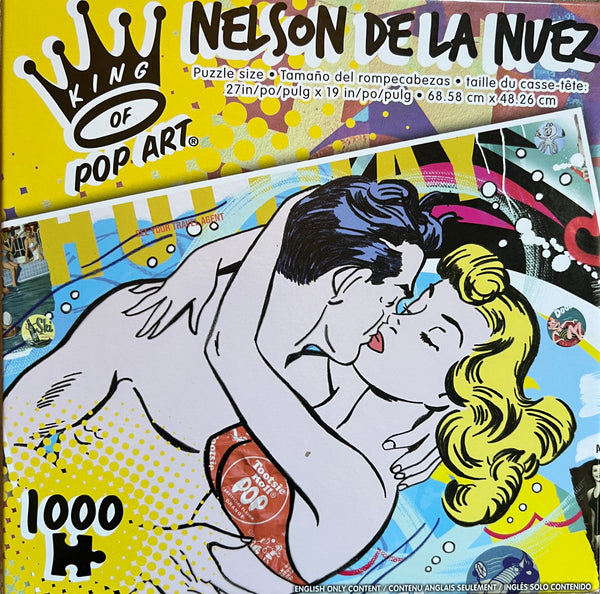 king of pop art nelson de la nuez summer romance puzzle signed