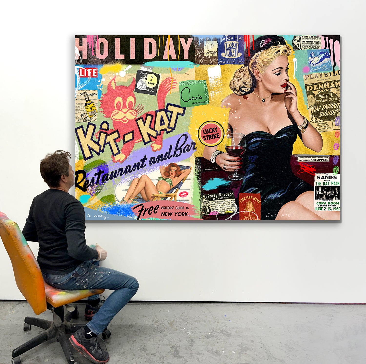 After Dark Canvas Painting One of a Kind
