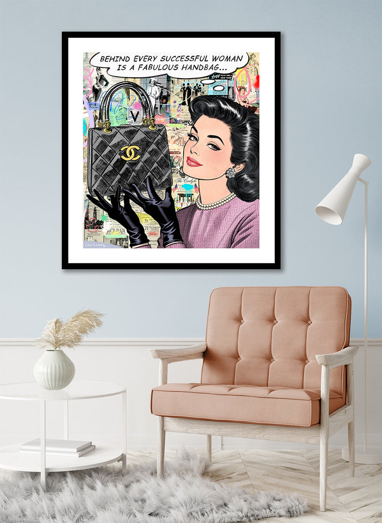 Chanel bag success female handbag nelson de la nuez pop art