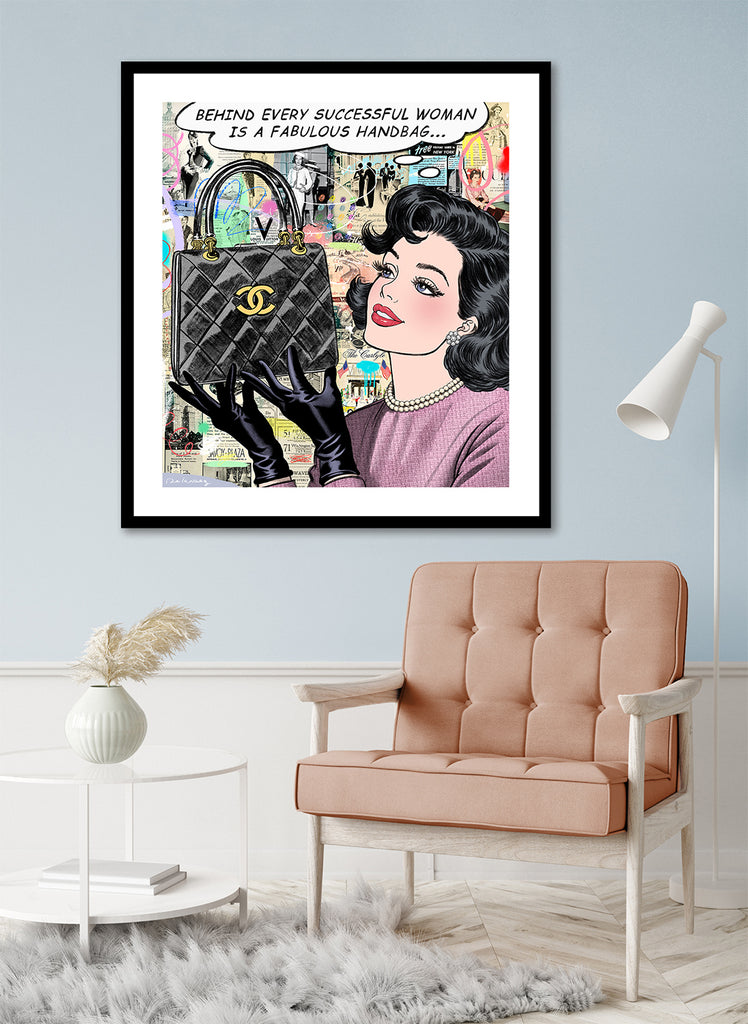 Chanel bag success female handbag nelson de la nuez pop art