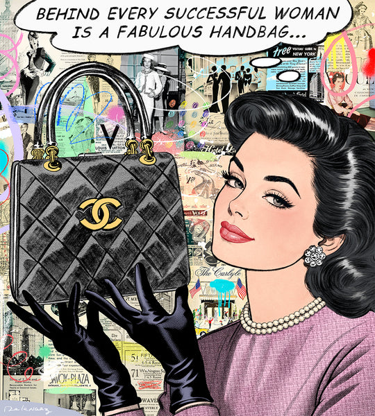 Chanel bag success female handbag nelson de la nuez pop art