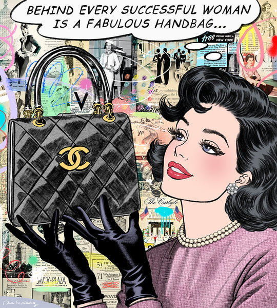 Chanel bag success female handbag nelson de la nuez pop art