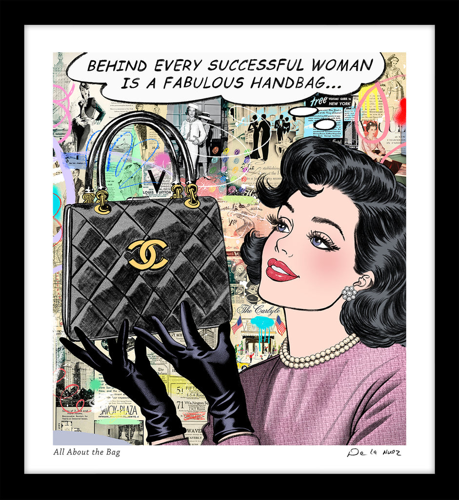 Chanel bag success female handbag nelson de la nuez pop art