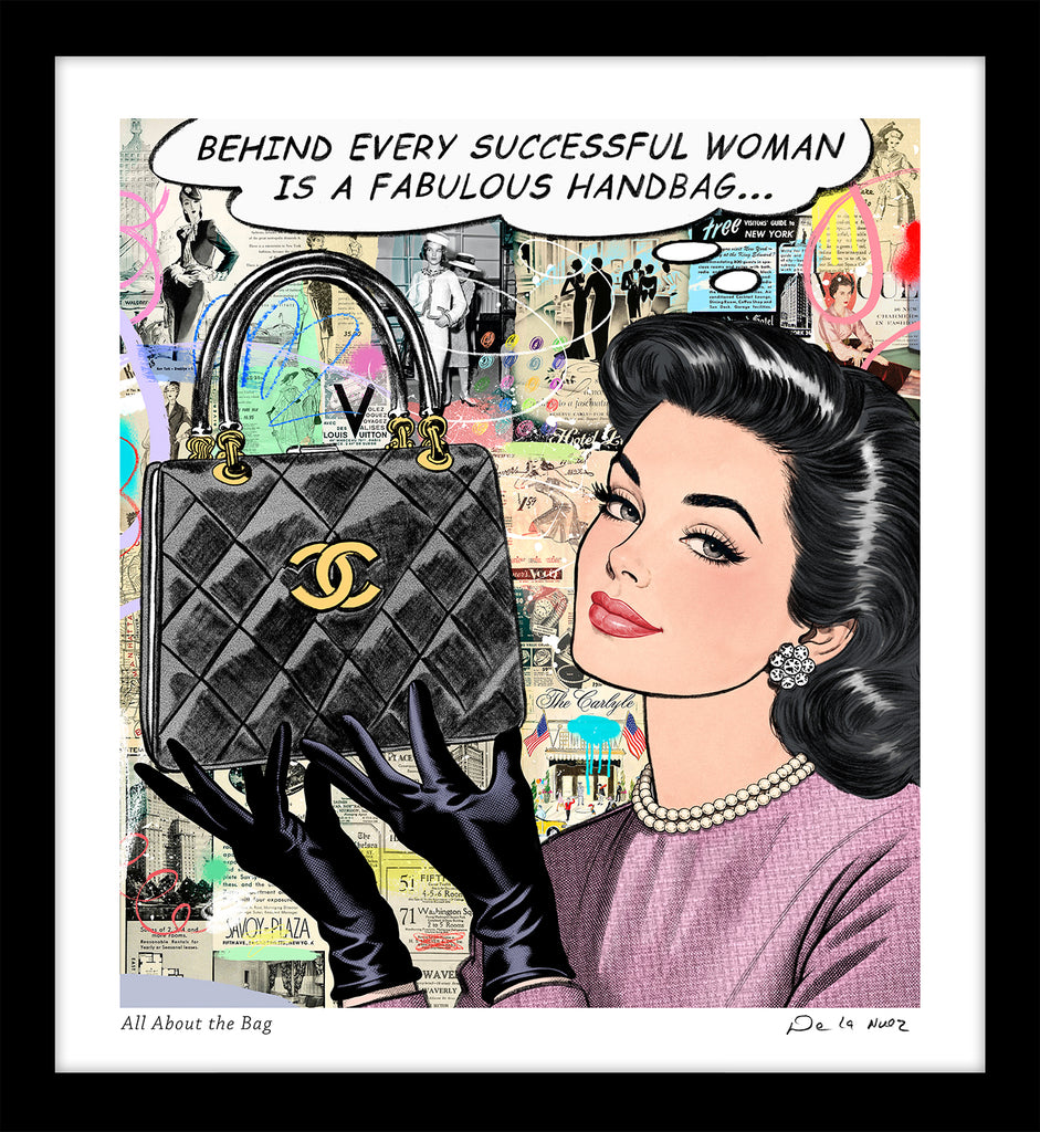 Chanel bag success female handbag nelson de la nuez pop art