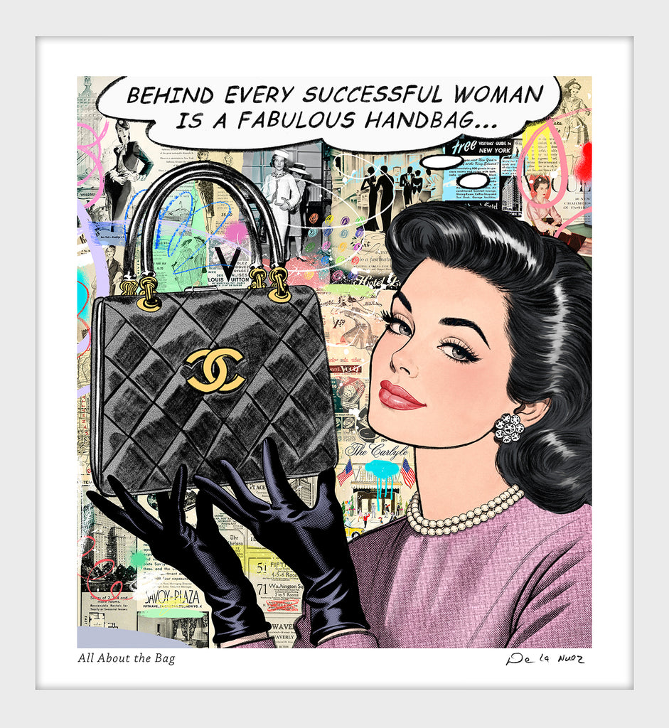 Chanel bag success female handbag nelson de la nuez pop art