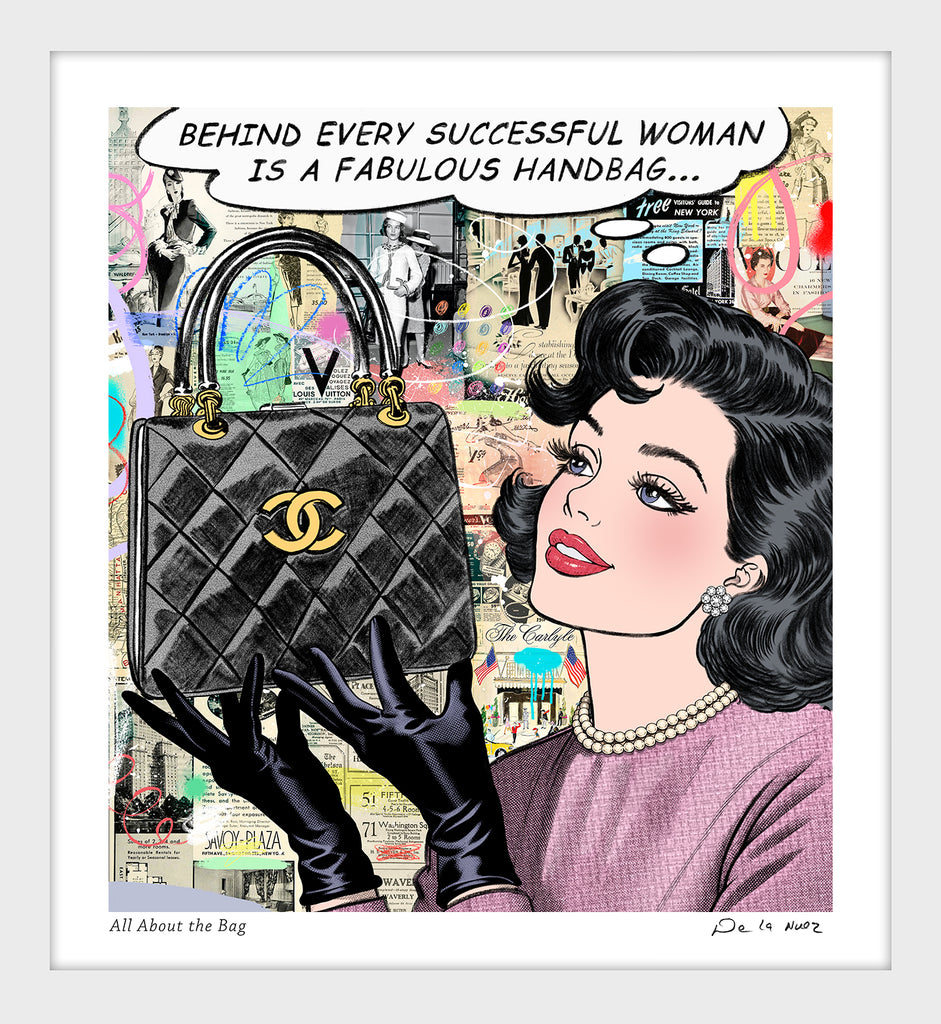 Chanel bag success female handbag nelson de la nuez pop art