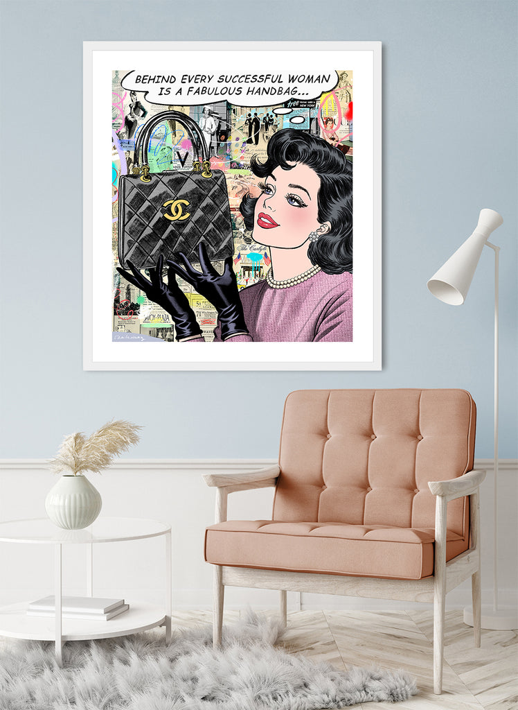 Chanel bag success female handbag nelson de la nuez pop art