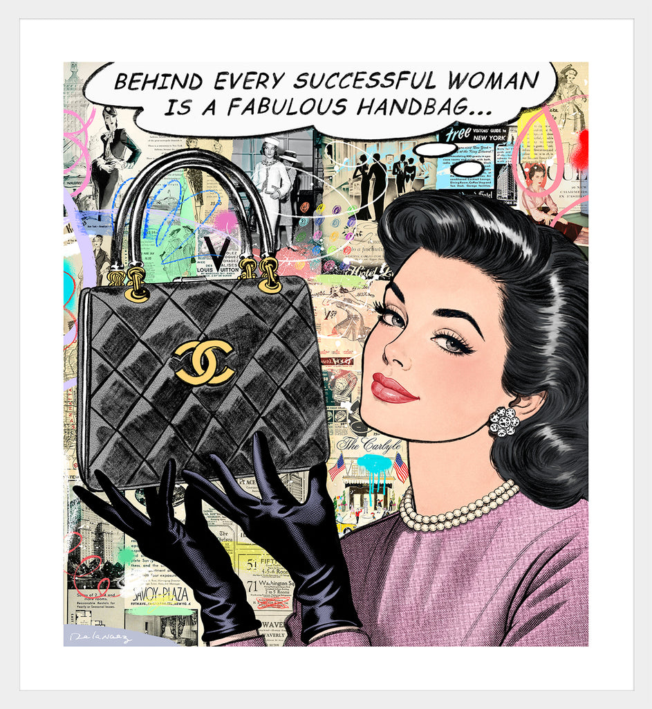 Chanel bag success female handbag nelson de la nuez pop art