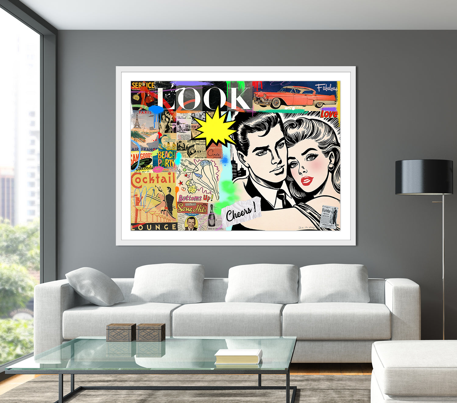 beautiful life sinatra romance nelson de la nuez pop art 