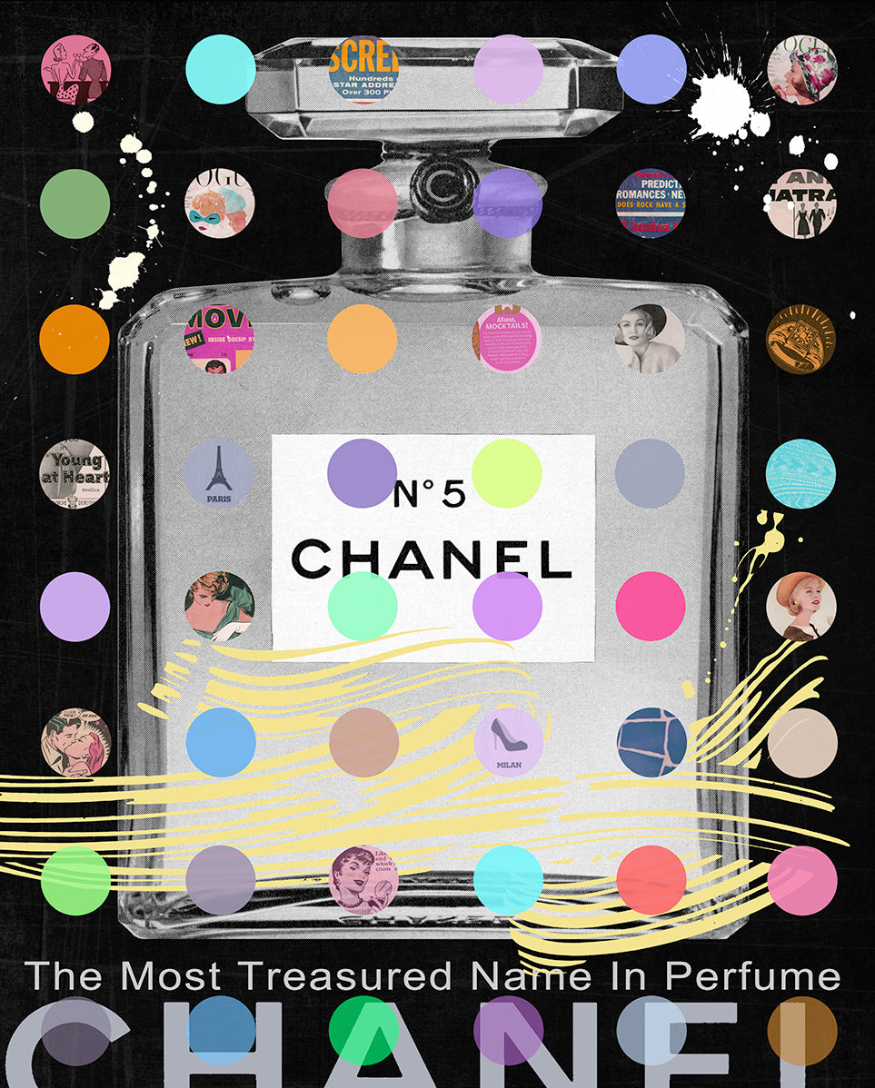 Chanel- Black Print | Nelson De La Nuez The King of Pop Art