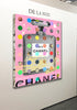 king of pop art, nelson de la nuez,chanel, luxury, art, Chanel #5, pink resin
