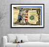 King of Pop Art Nelson De La Nuez - george washington martini america Cash Finance Money patriotic usa