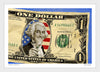 King of Pop Art Nelson De La Nuez - george washington martini america Cash Finance Money patriotic usa