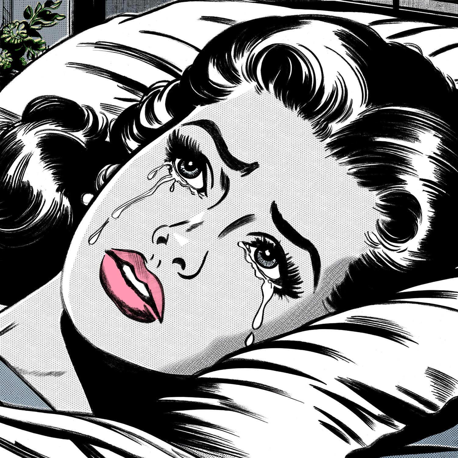 crying girl Crying Girl Print | Nelson De La Nuez The King of Pop Art ® PopLand Studios