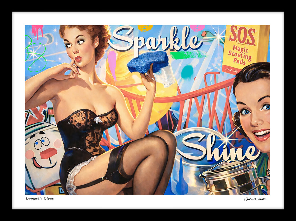 domestic diva pinups housewife de la nuez pop art