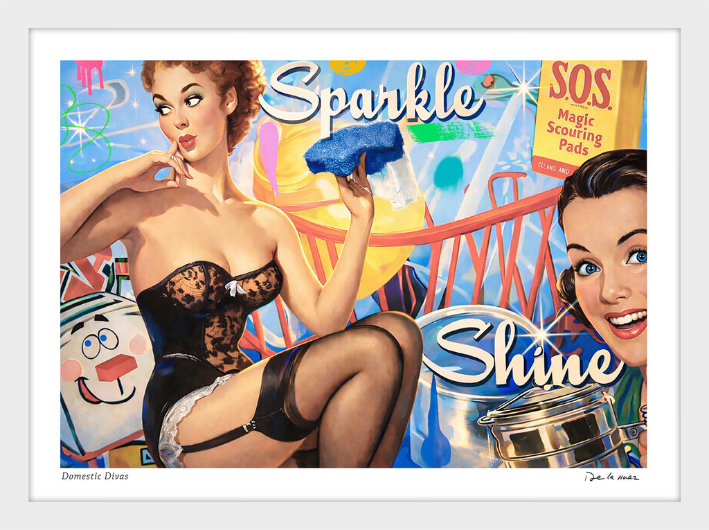 domestic diva pinups housewife de la nuez pop art