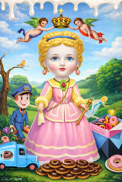 donut queen dessert kitchen pop art nelson de la nuez michael jackson purchase