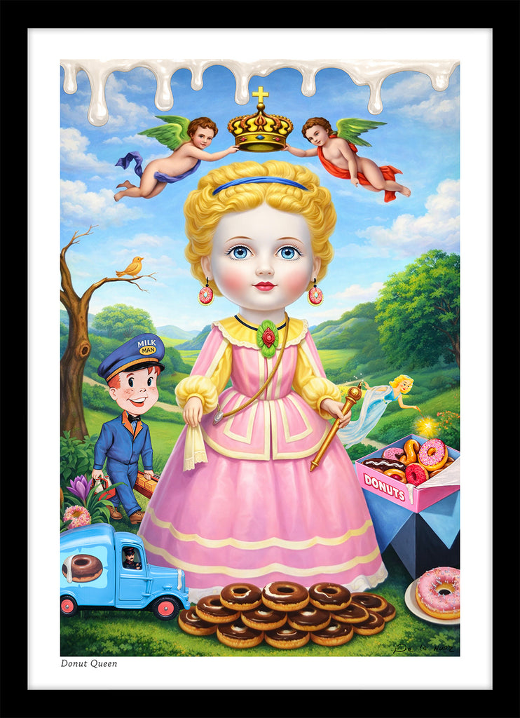 donut queen dessert kitchen pop art nelson de la nuez michael jackson purchase