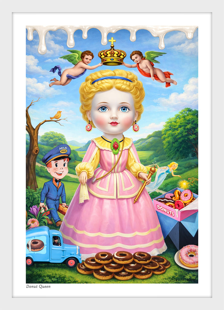 donut queen dessert kitchen pop art nelson de la nuez michael jackson purchase
