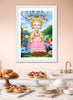donut queen dessert kitchen pop art nelson de la nuez michael jackson purchase interior design