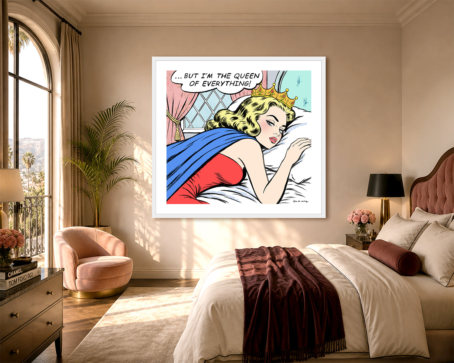 king of pop art nelson de la nuez drama queen of everything princess crown material girl