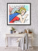 king of pop art nelson de la nuez drama queen print material girl princess crown entitled