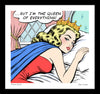 king of pop art nelson de la nuez drama queen print material girl princess crown