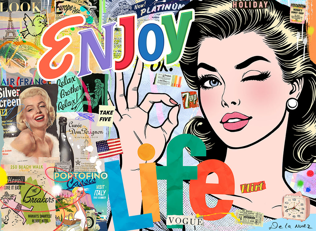 nelson de la nuez pop art contemporary art king of pop art enjoy life vintage travel europe fashion enjoy life marilyn monroe positive vibe 