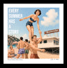 king of pop art nelson de la nuez every summer has a story print fun in the sun friends vacation beach swim party vacation