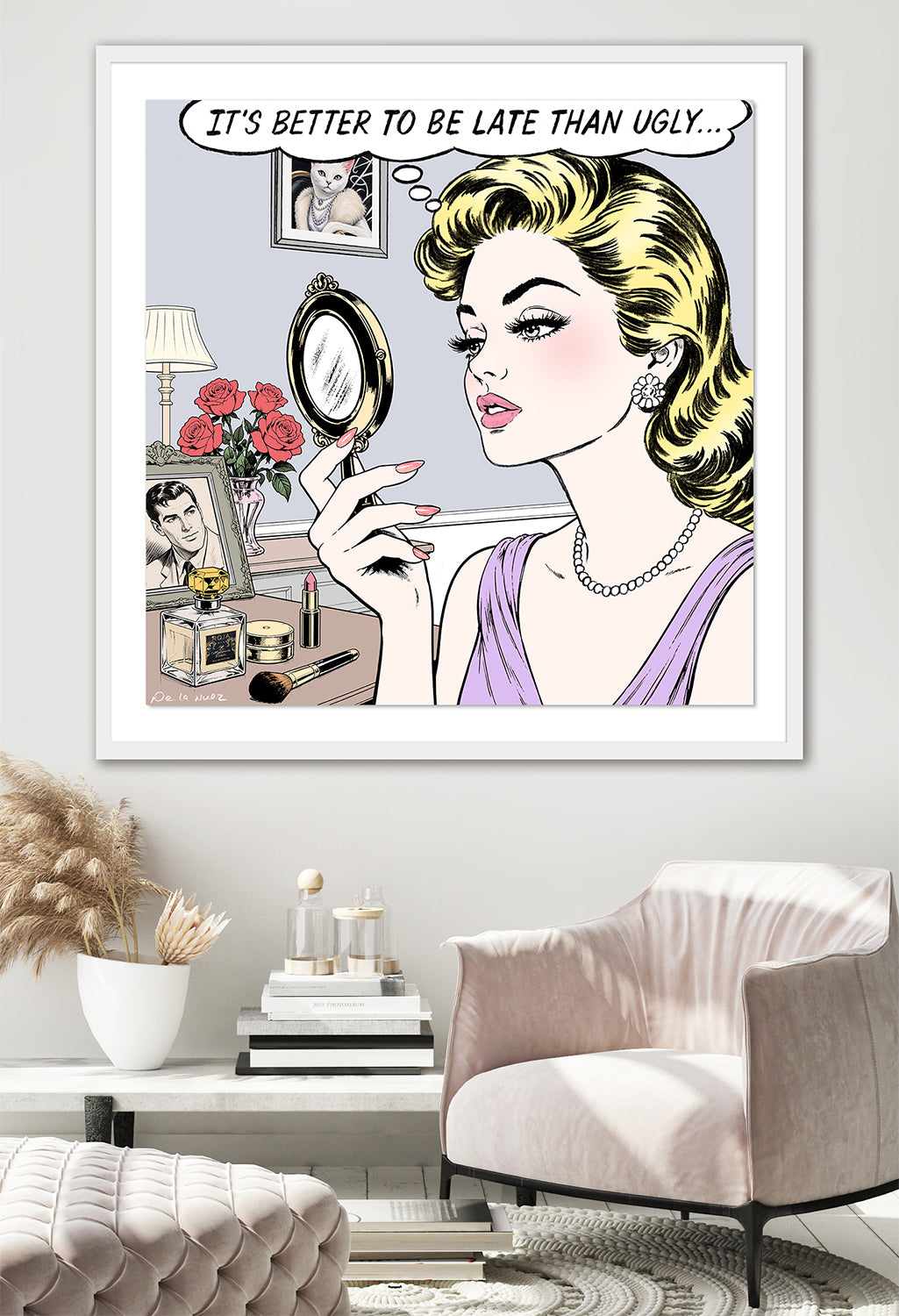 Fashionably late nelson de la nuez pop art beauty makeup humor