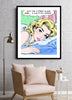 First Class girl nelson de la nuez pop artist pop art luxury airplane private jet