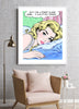 First Class girl nelson de la nuez pop artist pop art luxury airplane private jet